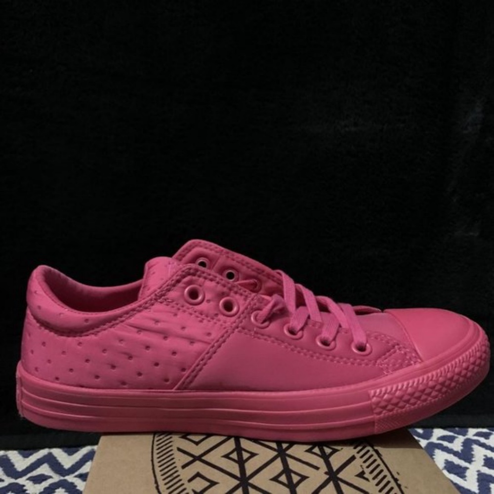NEW  CONVERSE 8.5 MADISON NEOPRENE OX VIVID PINK - Picture 2 of 9
